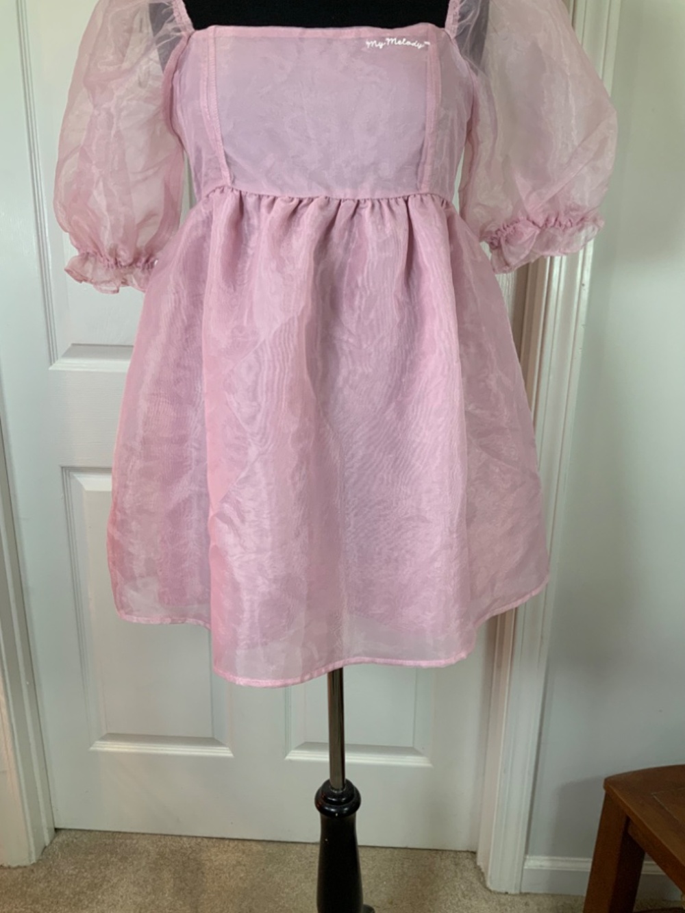 Forever 21 Hello Kitty My Melody Pink Babydoll Costume Dress Size S/M - Picture 4 of 10